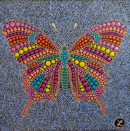 Butterfly von Oxana Lazari, Malerei kaufen auf Singulart