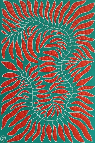 Red Chili di Oxana Lazari, Pittura in vendita su Singulart