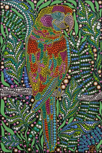 Parrot von Oxana Lazari, Malerei kaufen auf Singulart