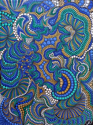 Psychedelic Geometry von Oxana Lazari, Malerei kaufen auf Singulart