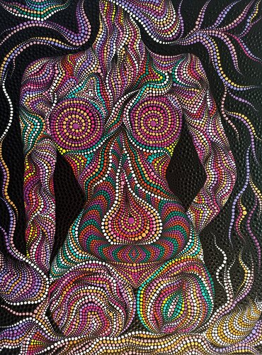 Forest Nymph van Oxana Lazari, Schilderij te koop op Singulart