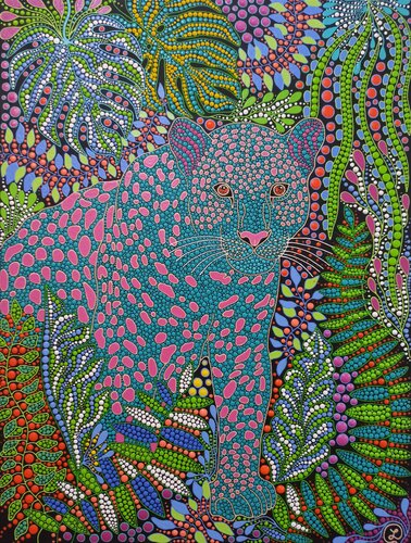 Enchanted Jungle von Oxana Lazari, Malerei kaufen auf Singulart