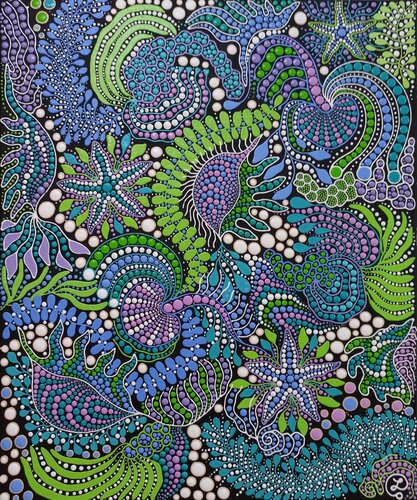 Underwater Garden von Oxana Lazari, Malerei kaufen auf Singulart