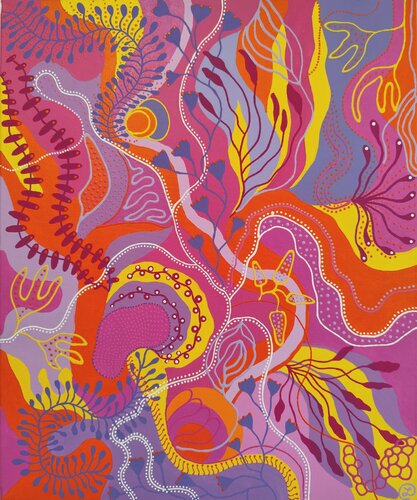 Cosmic Depths by Oxana Lazari, Painting for Sale on Singulart