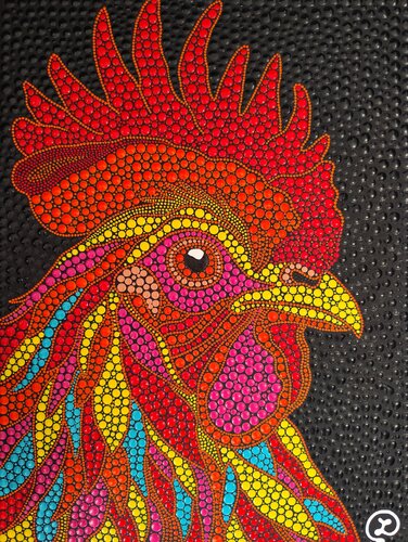 Majestic Roster 2 di Oxana Lazari, Pittura in vendita su Singulart