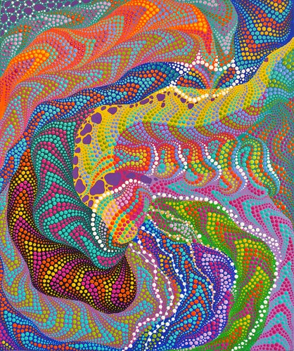 Spectrum Flow van Oxana Lazari, Schilderij te koop op Singulart