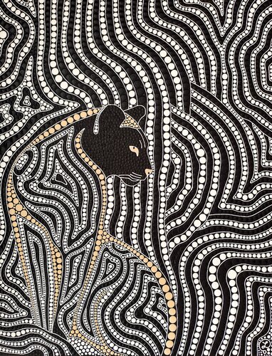 Monochrome Spirit von Oxana Lazari, Malerei kaufen auf Singulart