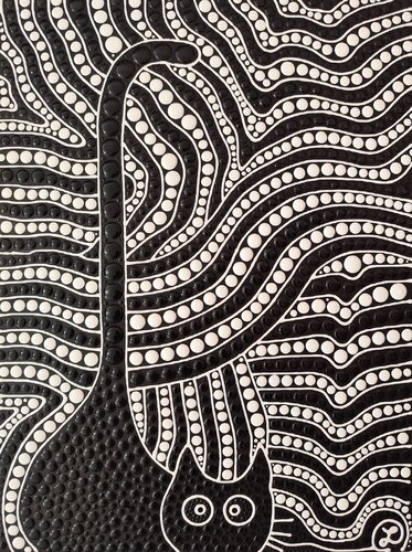 Black Cat von Oxana Lazari, Malerei kaufen auf Singulart