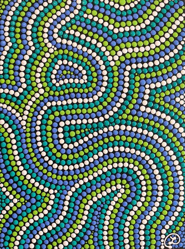 Earth’s Contours van Oxana Lazari, Schilderij te koop op Singulart