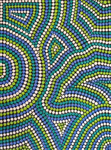 Earth’s Contours 2 von Oxana Lazari, Malerei kaufen auf Singulart