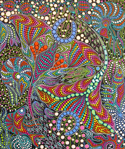 Stingray di Oxana Lazari, Pittura in vendita su Singulart
