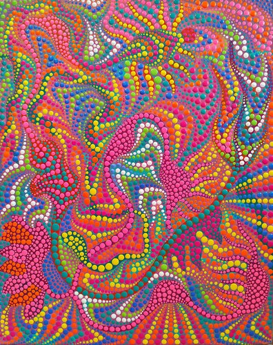 Cosmic Bloom von Oxana Lazari, Malerei kaufen auf Singulart