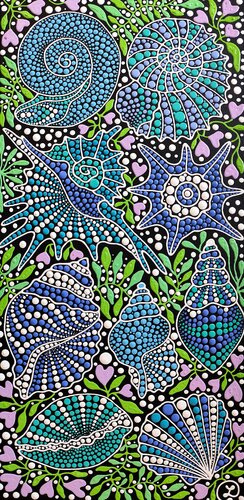 Songs of the Shells von Oxana Lazari, Malerei kaufen auf Singulart