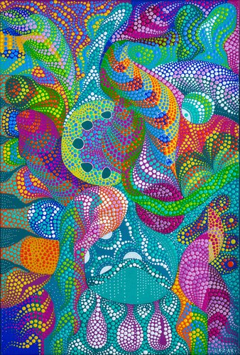 Cosmic Bloom by Oxana Lazari, Print for Sale on Singulart