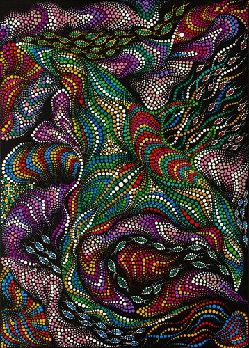 Psychedelic Stingray by Oxana Lazari, Print for Sale on Singulart