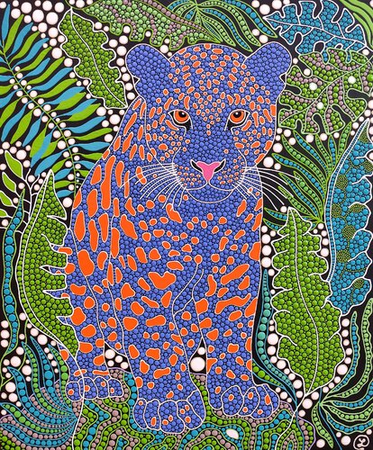 Eye of the Jungle 2 Print by Oxana Lazari, Print for Sale on Singulart