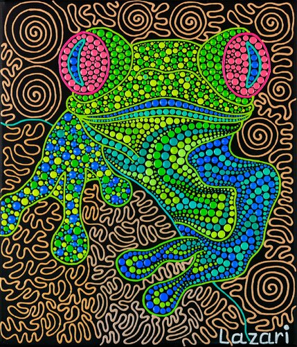 Frog by Oxana Lazari, Print for Sale on Singulart