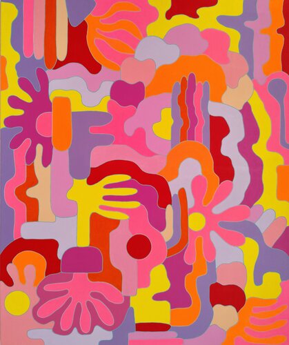 A Little More Pink de Oxana Lazari, Pintura a la venta en Singulart