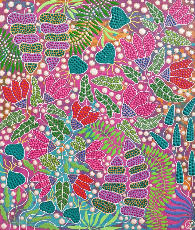 Pink Garden Oxana Lazari