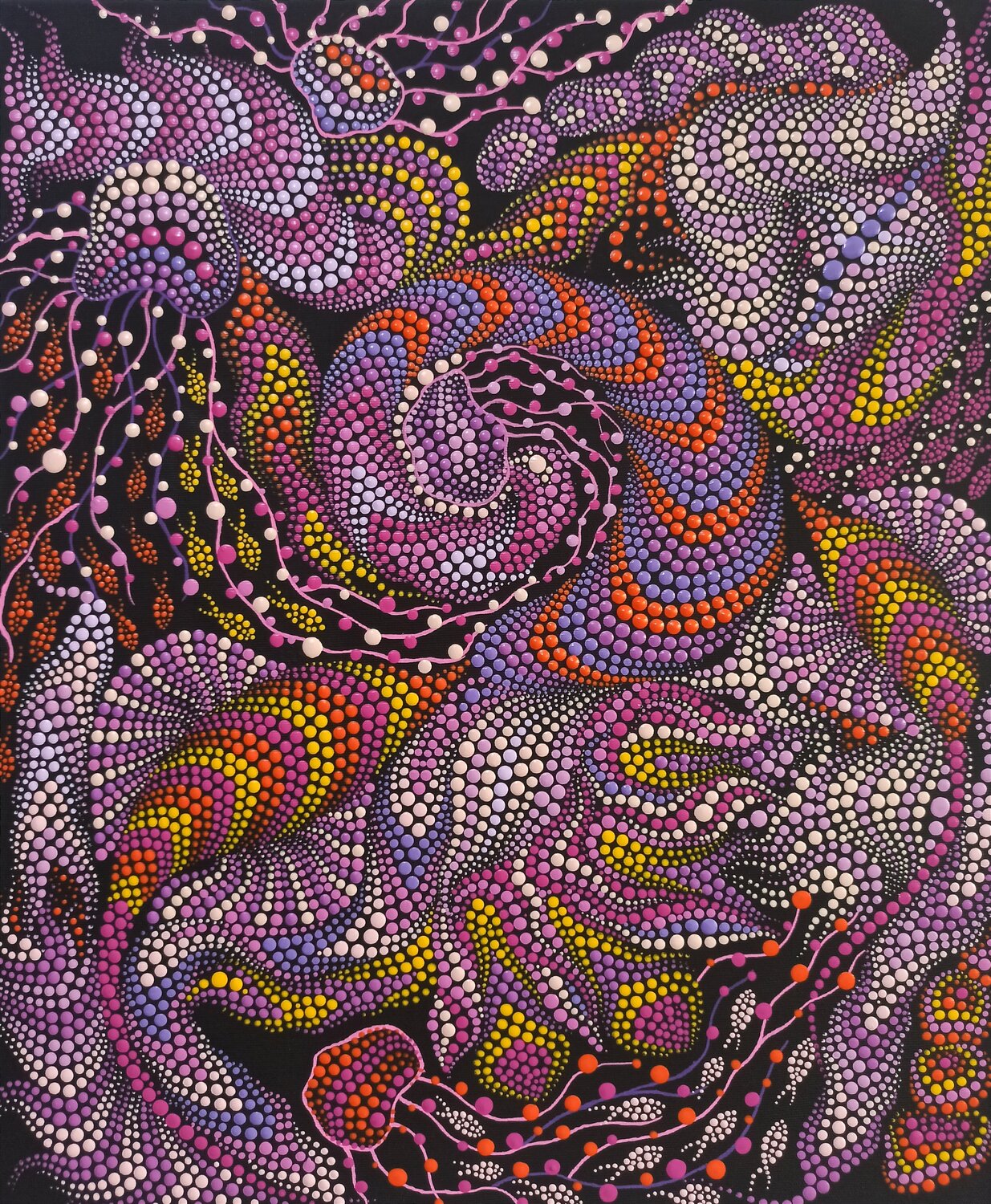 Abstract Jellyfish Oxana Lazari