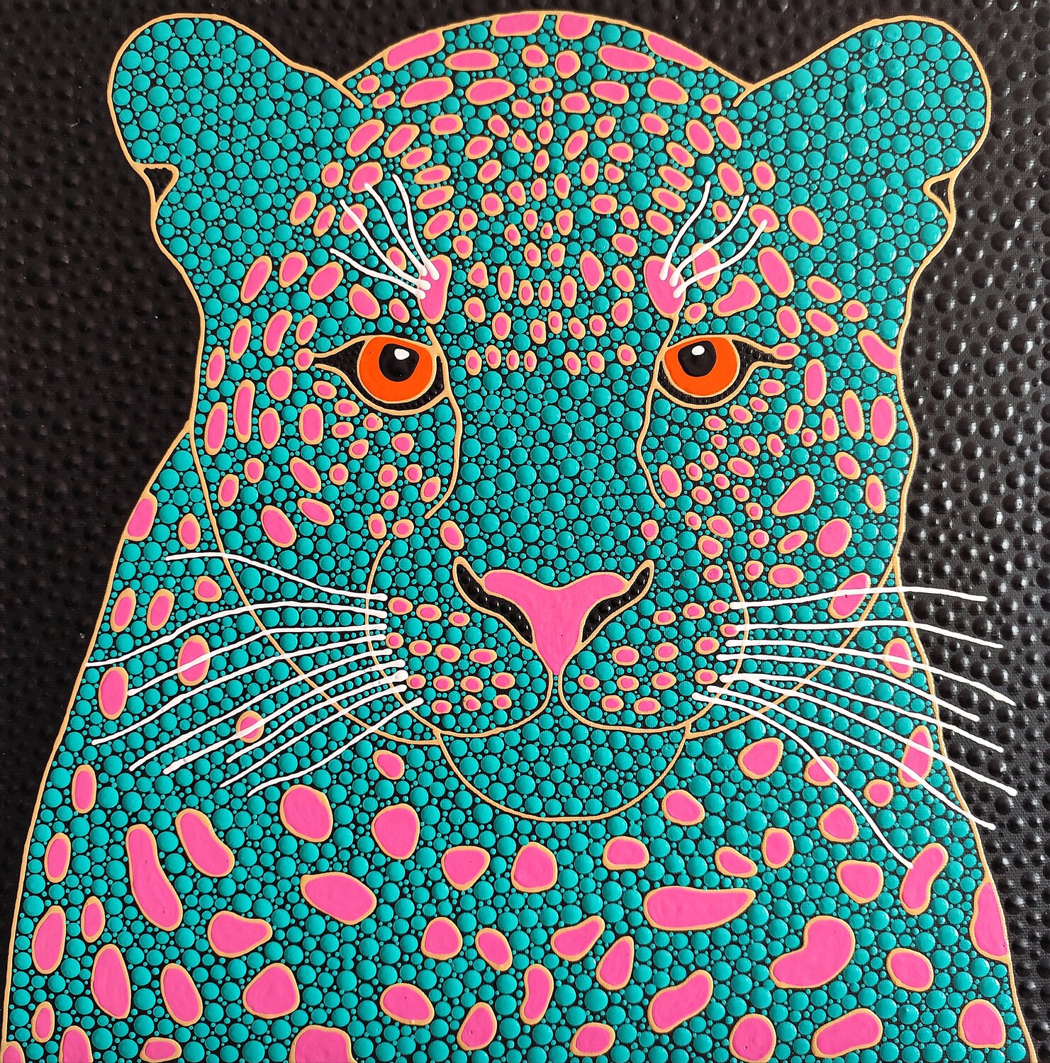 Cosmic Leopard Oxana Lazari