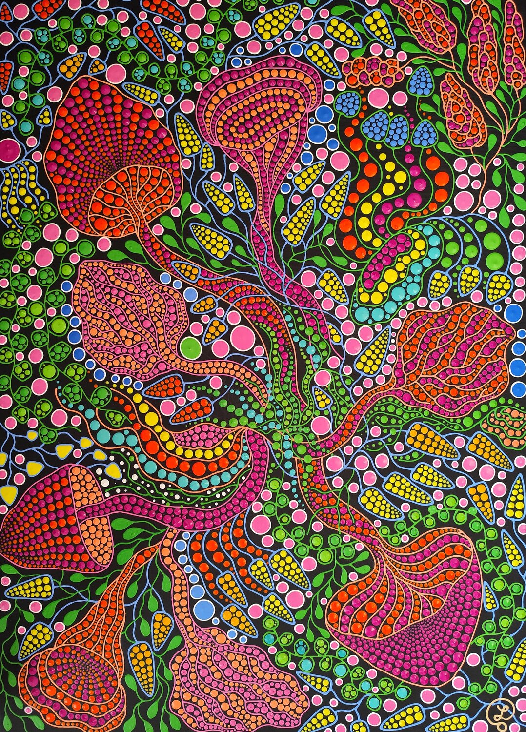 Mushrooms Forest Oxana Lazari