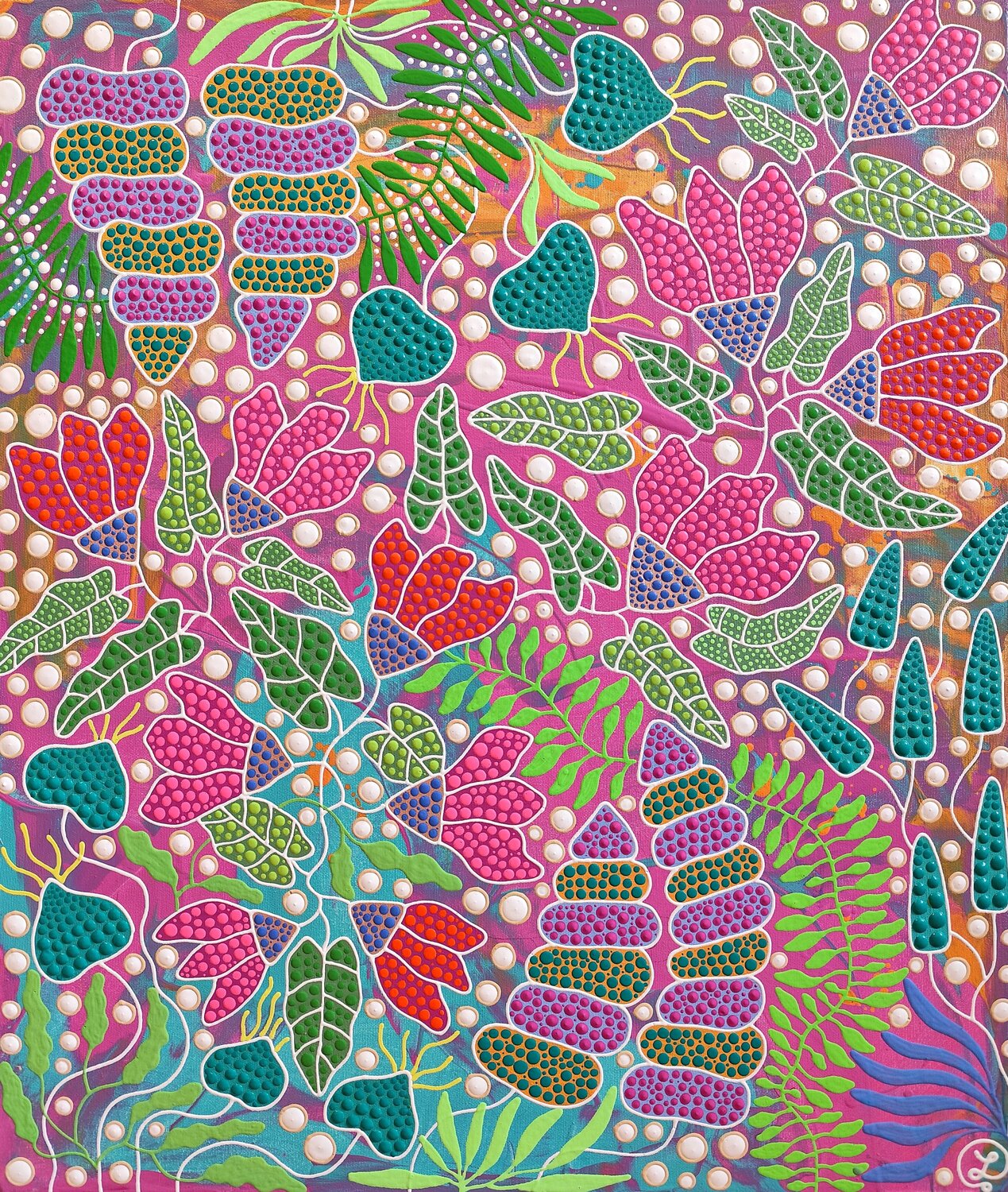 Pink Garden Oxana Lazari