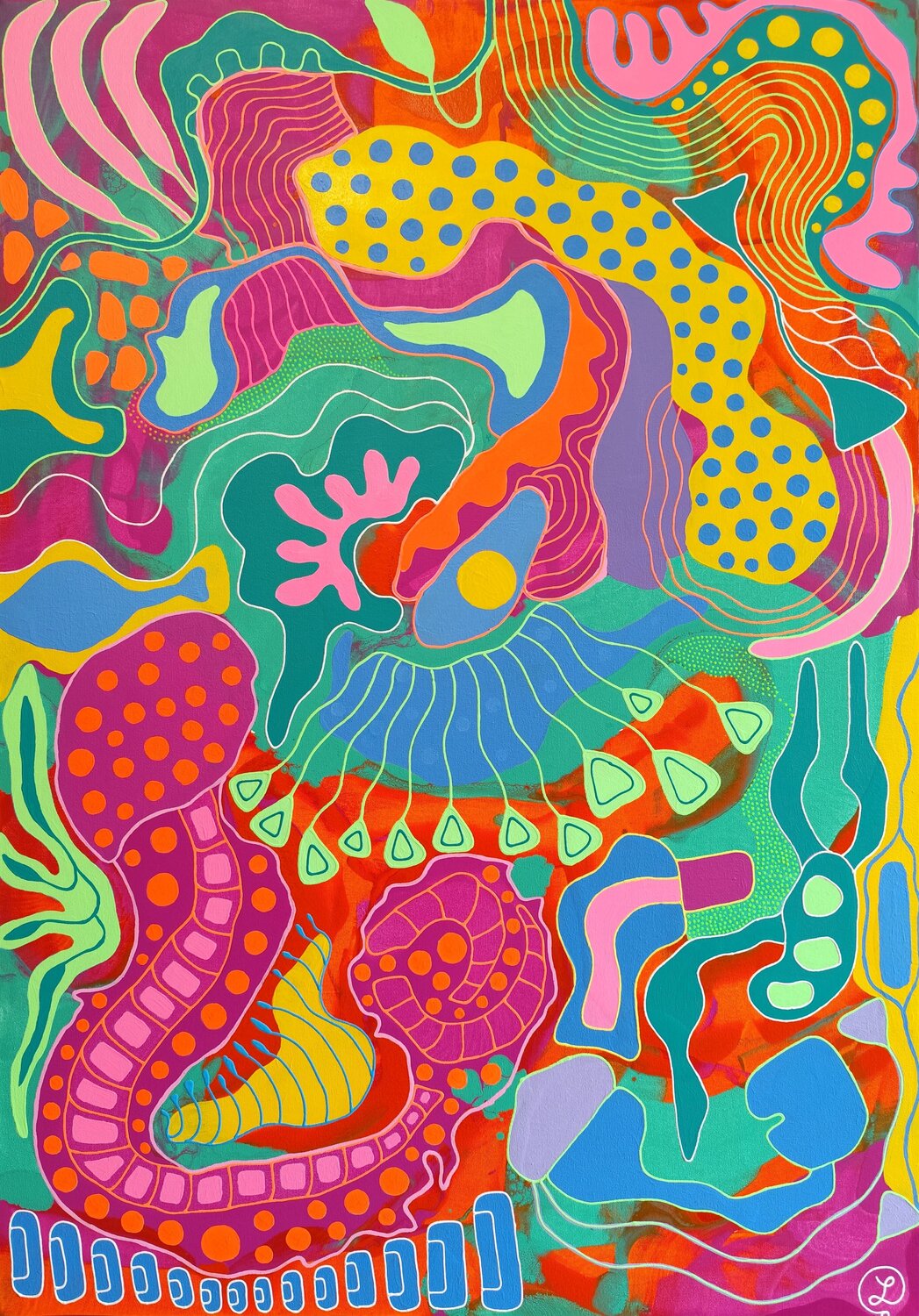 Underwater Mirage Oxana Lazari Pintura original en venta