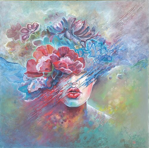 Between summer & winter | solid 3D de Kim Benz, Pintura a la venta en Singulart