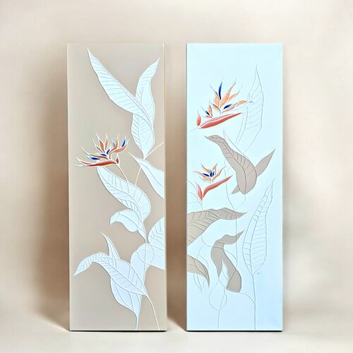 Harmony 3D, dual piece van Kim Benz, Schilderij te koop op Singulart