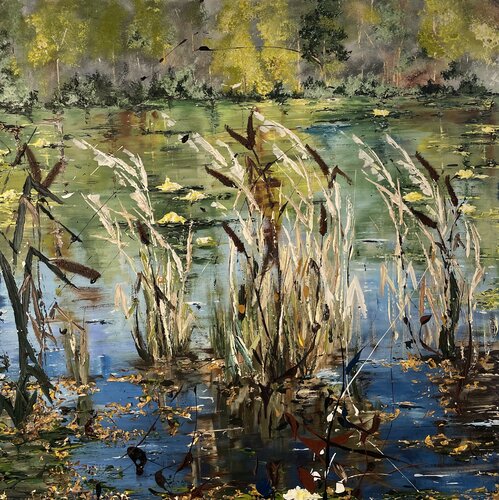 Wild serenity de Liliya Kirchberger, Pintura a la venta en Singulart