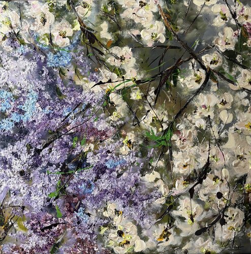 Blooming Symphony von Liliya Kirchberger, Malerei kaufen auf Singulart