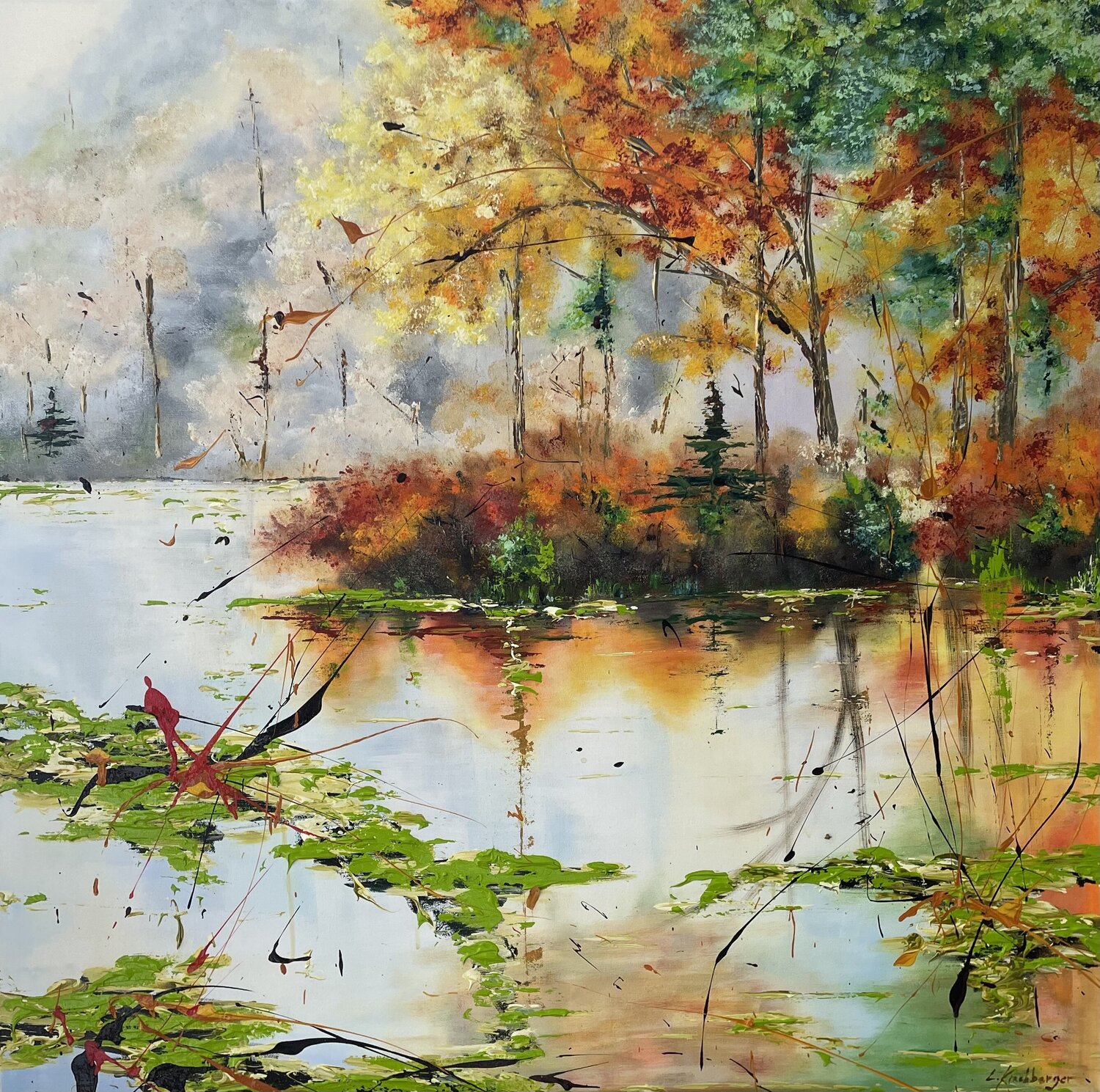Lake in Autumn Liliya Kirchberger