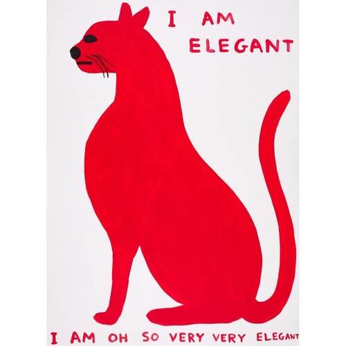 I am Elegant von David Shrigley, Druck kaufen auf Singulart