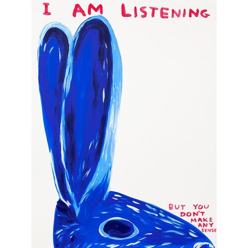 I am Listening de David Shrigley, Impresión a la venta en Singulart