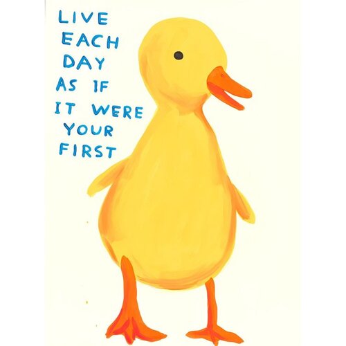 Live Each Day as if it's the First van David Shrigley, Afdruk te koop op Singulart
