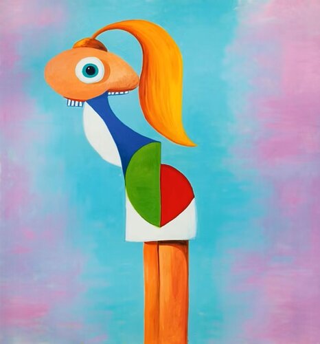 Fashion Model by George Condo, 版画 for Sale on Singulart
