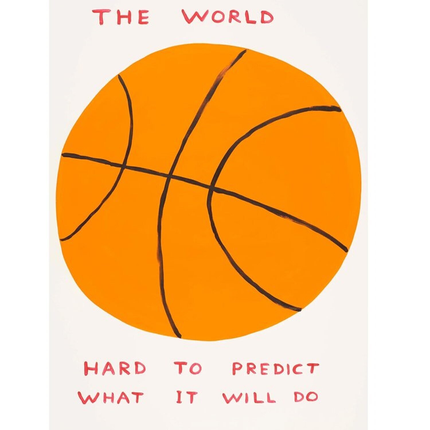 The World David Shrigley Afdruk te koop