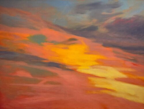 Far Away in the Sky by Annieo Klaas, Painting for Sale on Singulart