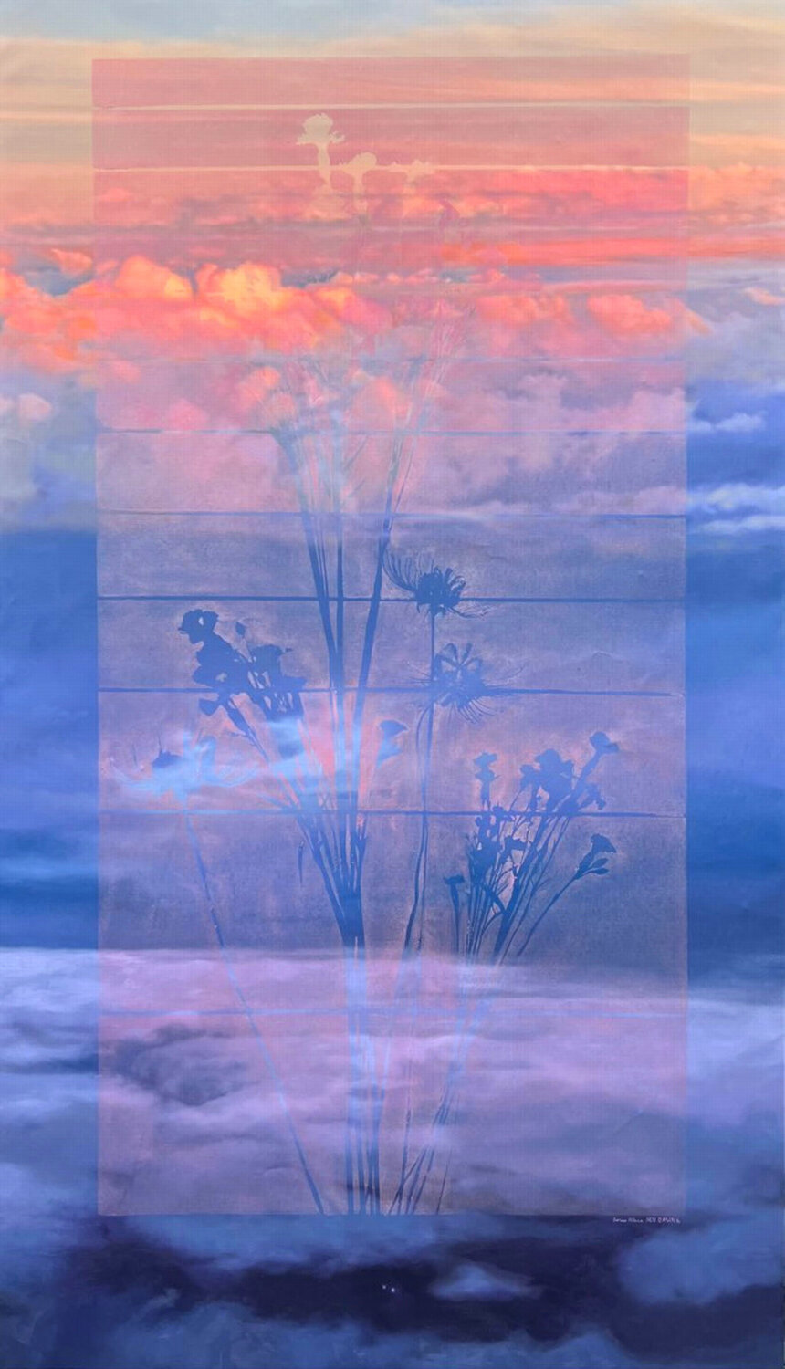 In Spite of it All (Window, Warm, Dreamy, Subtle) Annieo Klaas Originalgemälde zu verkaufen