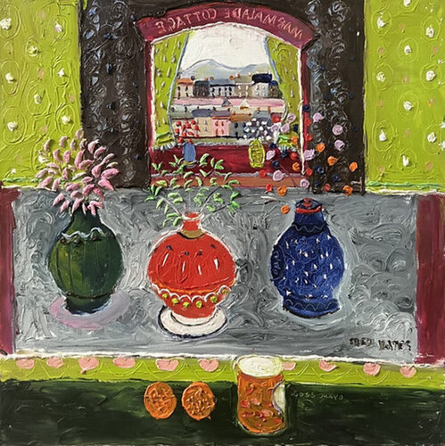 Fred Yates Marmalade Cottage Oil Painting von Fred Yates, Malerei kaufen auf Singulart