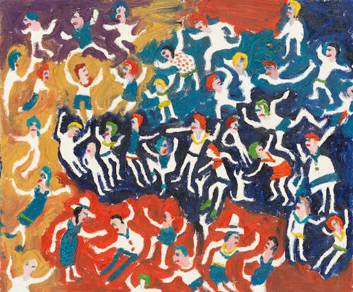 Negative People Oil Painting by Fred Yates, Painting for Sale on Singulart