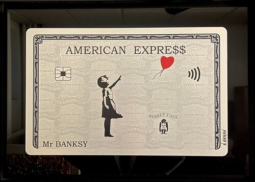 AMEX Banksy by Nathan N., Painting for Sale on Singulart