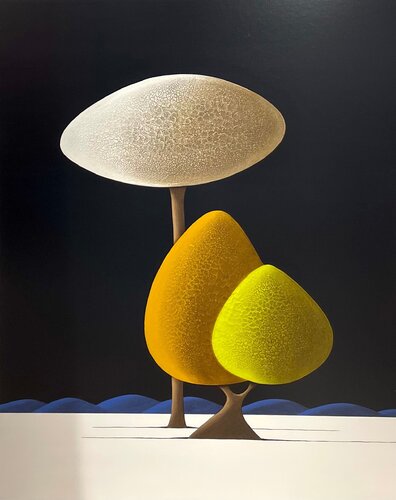 Les arbres 02.10.24 by Laurent Bouro, Painting for Sale on Singulart