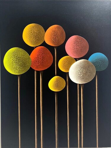 Les arbres 03.03.25 by Laurent Bouro, Painting for Sale on Singulart