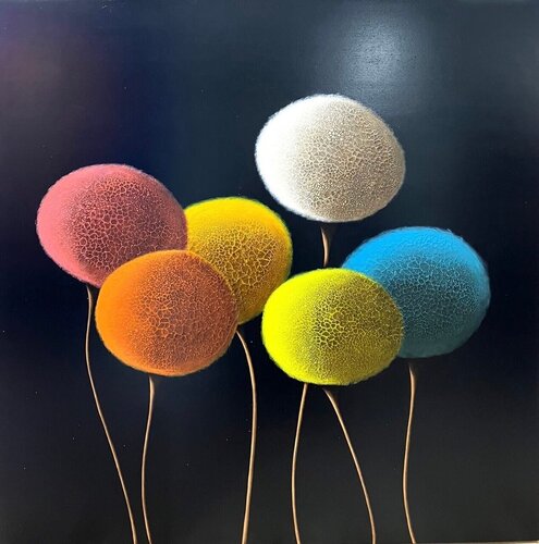 Les arbres 01.03.25 by Laurent Bouro, Painting for Sale on Singulart