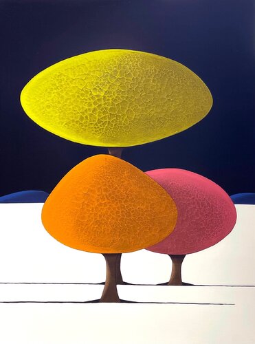 Les arbres 06.10.25 by Laurent Bouro, Painting for Sale on Singulart
