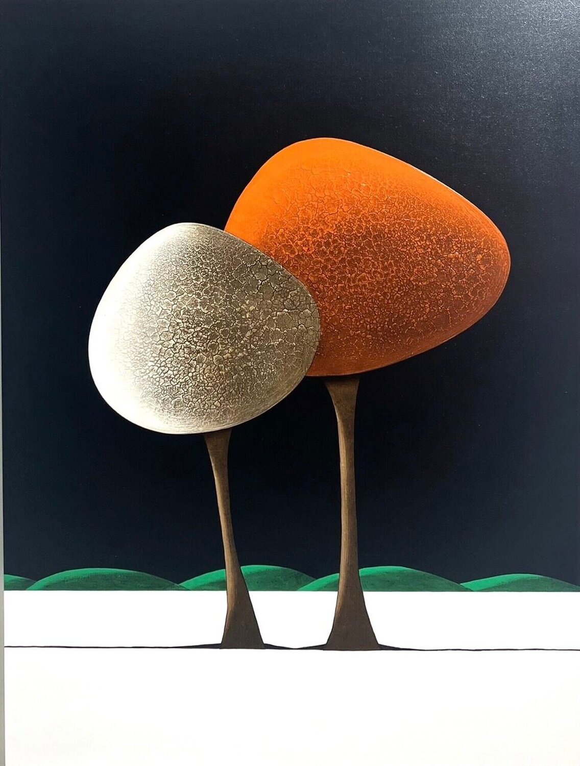 Les arbres 04.03.25 Laurent Bouro Originalgemälde zu verkaufen