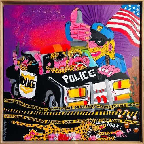 Scene of the crime von Nolwenn Samson, Malerei kaufen auf Singulart