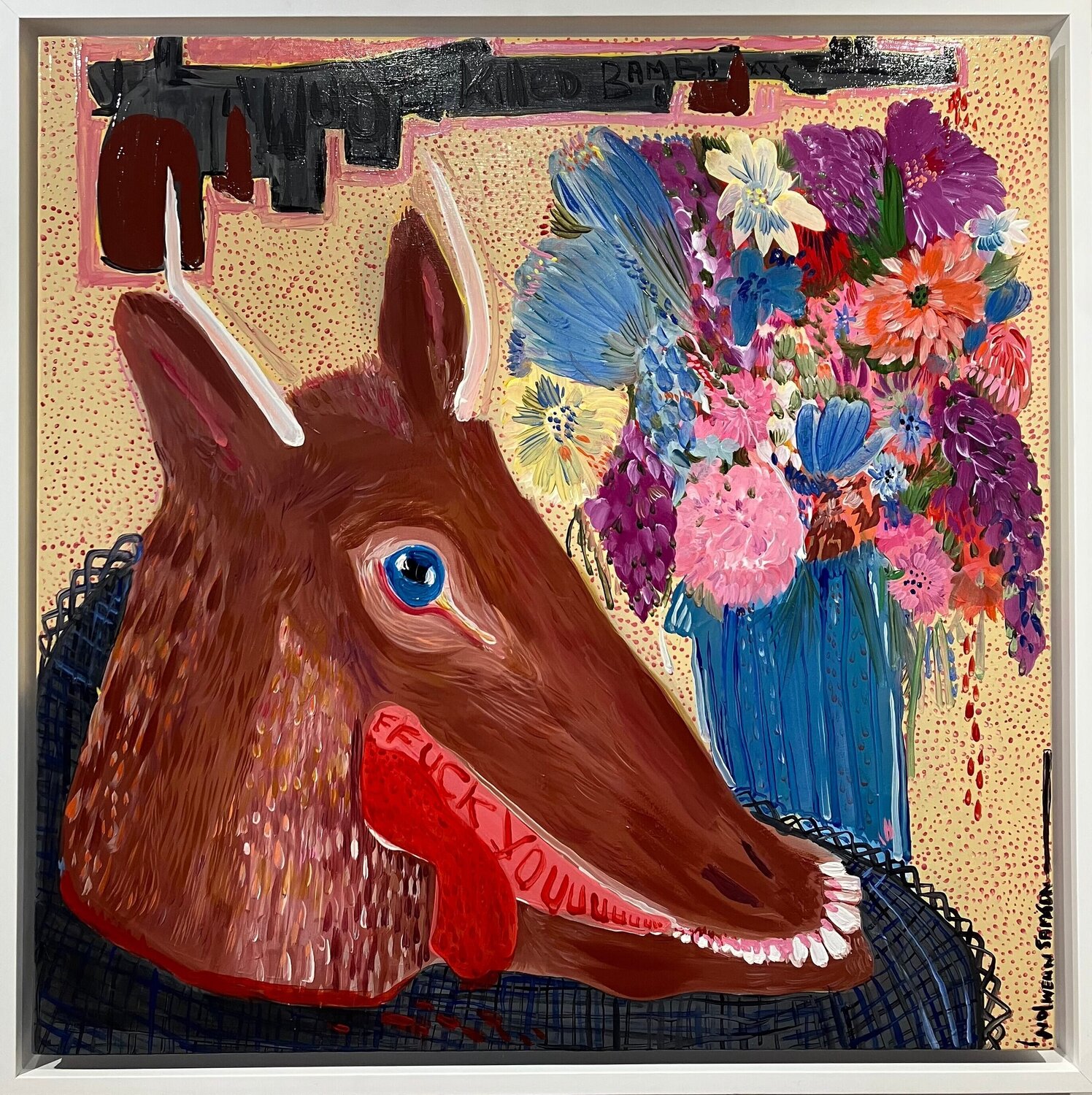 Who killed Bambi ?  Nolwenn Samson Dipinto originale in vendita